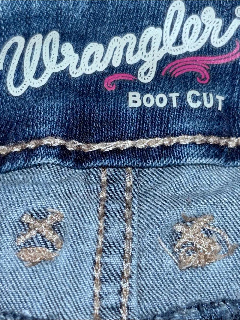 Wrangler Women's Dark Blue Boot Cut Jeans - Picture 6 of 10